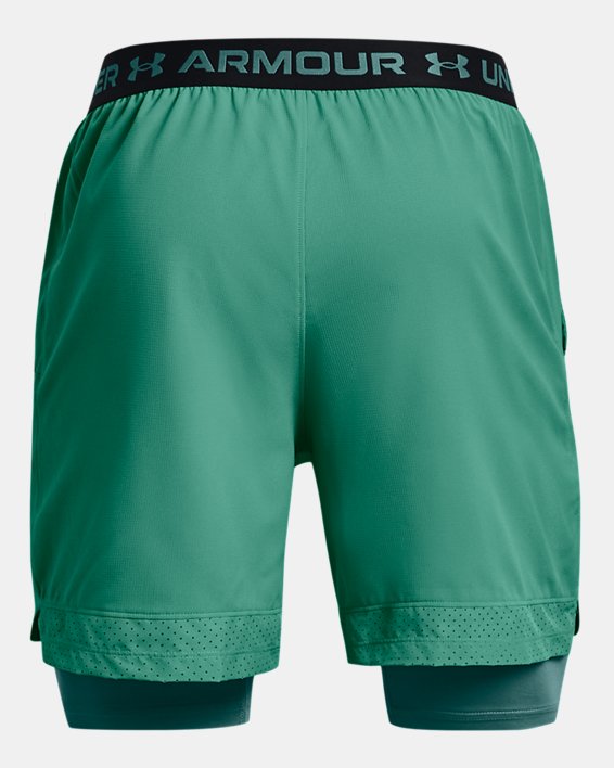 Men's UA Vanish Woven 2-in-1 Shorts, Green, pdpMainDesktop image number 10